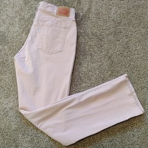 Levi's 505 straight jeans, 29 x 32 pink